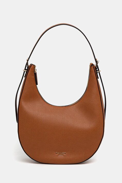 Kabelka Twinset hnědá barva, 251TB7293