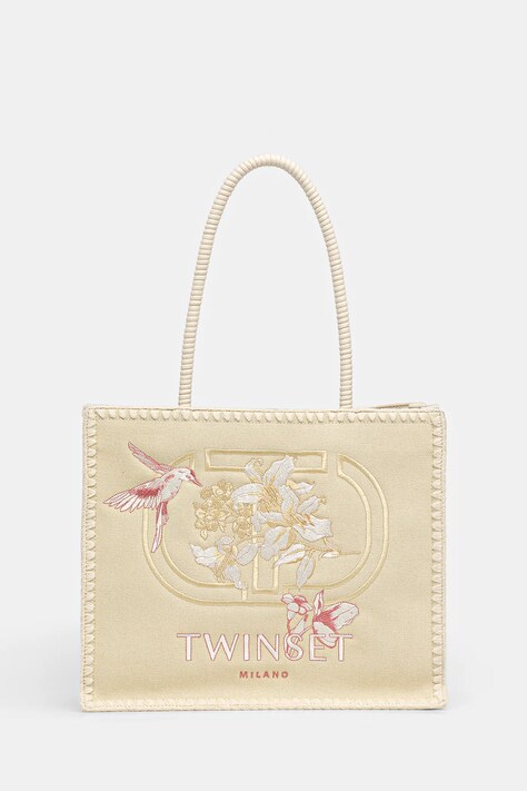 Сумочка Twinset колір бежевий 251TB7412