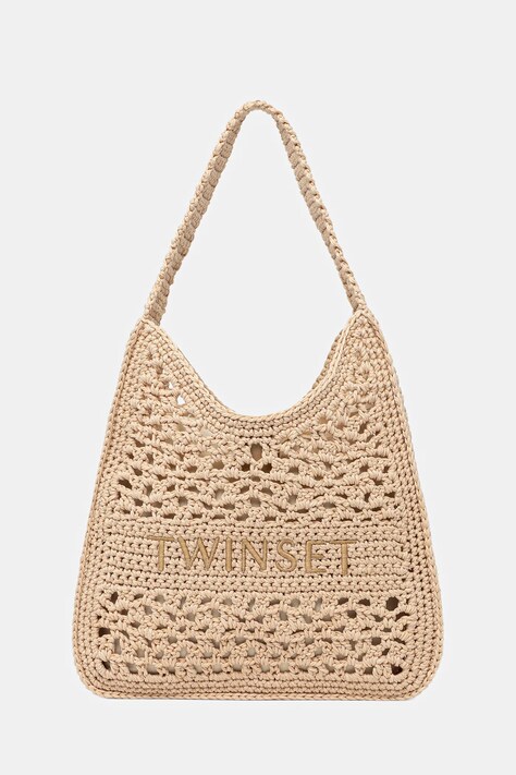 Twinset poșetă culoarea bej, 251TD8112