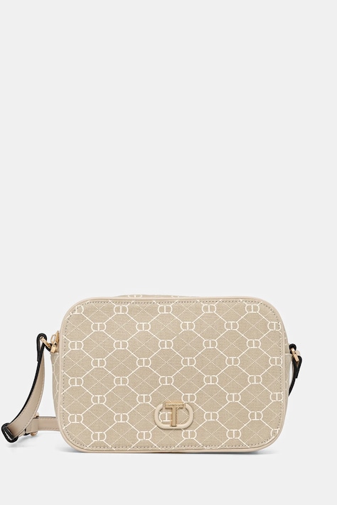 Τσάντα Twinset χρώμα: μπεζ, 251TD8284