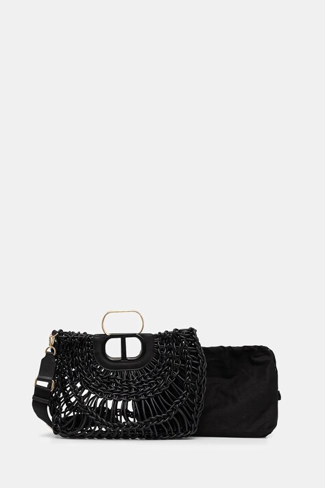 Torba Twinset boja: crna, 251TD8190