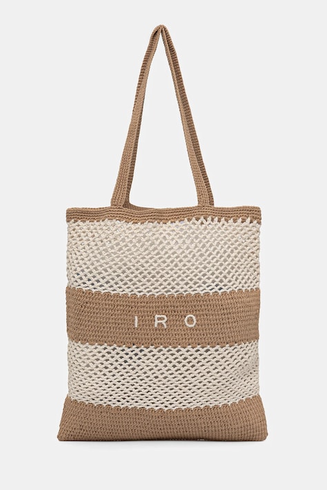 IRO torebka bawełniana kolor beżowy WM46STRINGBAG
