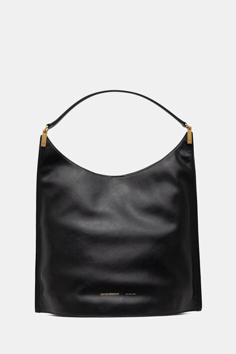 Emporio Armani poșetă de piele culoarea negru, EW001947 AF13383