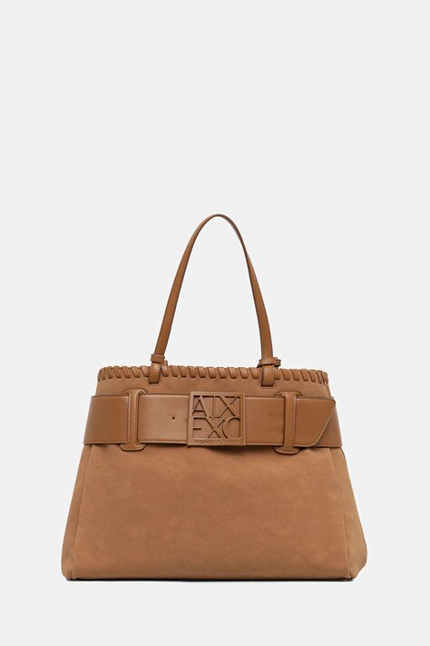 Armani Exchange poșetă culoarea maro, XW000284 AF12574