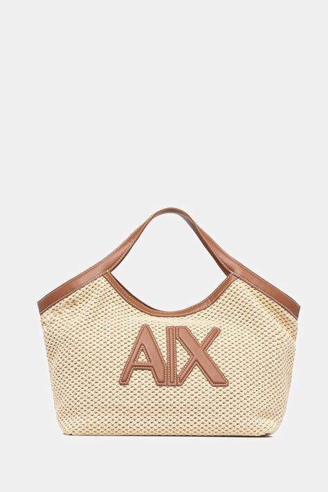 Armani Exchange poșetă culoarea bej, XW000410 AF12591