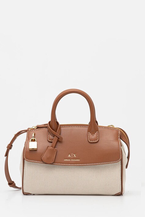 Armani Exchange torebka kolor brązowy XW000307 AF12581