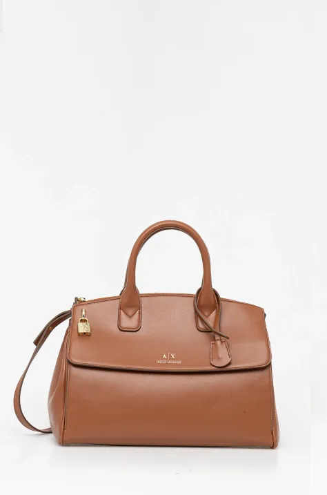Armani Exchange poseta culoarea maro, XW000382 AF12040