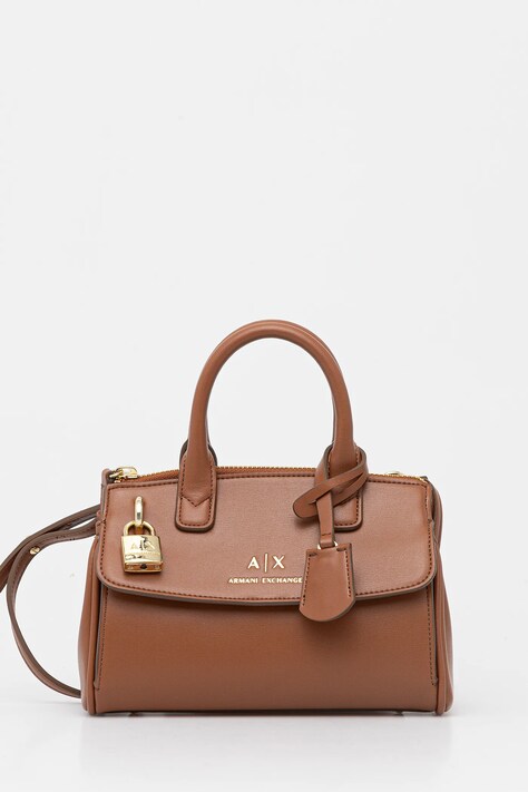 Kabelka Armani Exchange hnědá barva, XW000395 AF12040