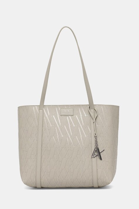 Armani Exchange torebka shopper damska z imitacji skóry zielona XW001199 AF15325
