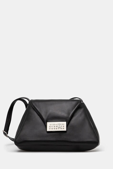 Кожена чанта MM6 Maison Margiela в черно SB5ZH0020