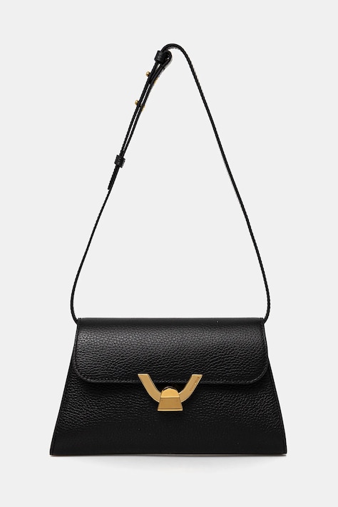 Kožené psaníčko Coccinelle černá barva, E1 QTF 12 03 01