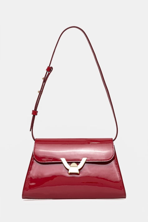 Kabelka Coccinelle vínová barva, E1 S7I 12 03 01