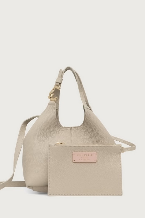 Coccinelle Geantă crossbody pentru femei din piele verde E1 SHA 58 01 01
