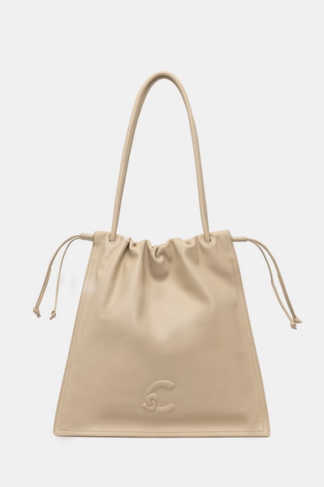 Coccinelle tote torba za žene kožna bež E1 SS5 11 01 01