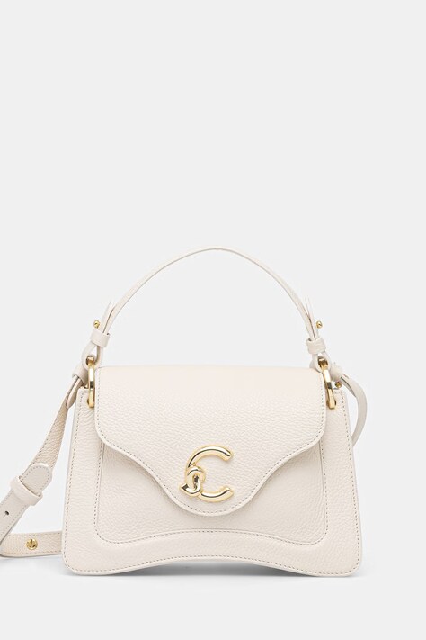 Coccinelle torebka skórzana kolor beżowy E1 SSL 18 02 01