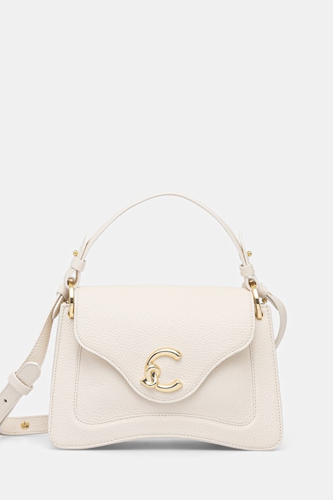 Coccinelle torebka skórzana kolor beżowy E1 SSL 18 02 01