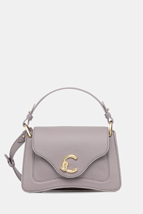 Coccinelle torebka skórzana kolor szary E1 SSL 18 02 01