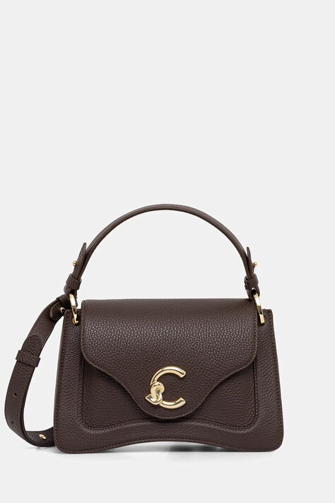 Coccinelle torebka skórzana kolor brązowy E1 SSL 18 02 01