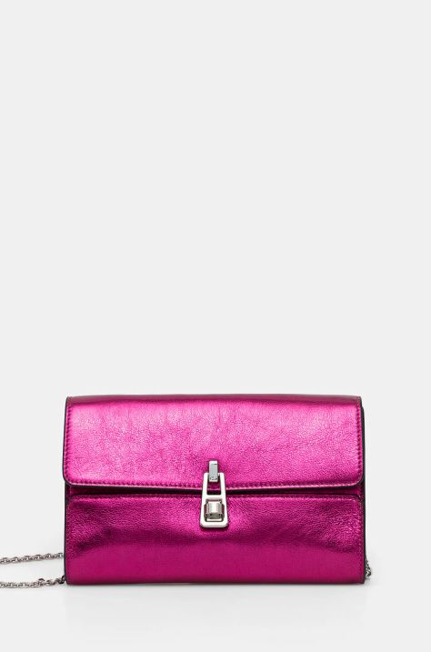 Coccinelle pochette di pelle colore rosa E1 SW4 19 01 01