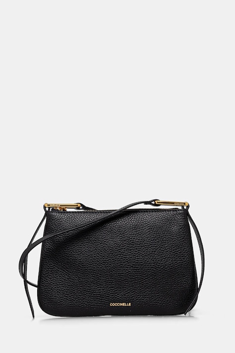 Кожаная сумочка Coccinelle цвет чёрный E5 MQF 55 03 01