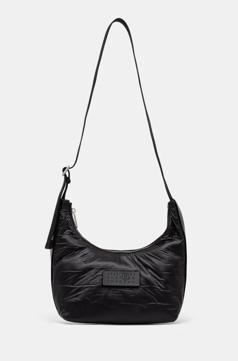 Τσάντα MM6 Maison Margiela Nylon Mini Bag χρώμα: μαύρο, SB5ZI0011