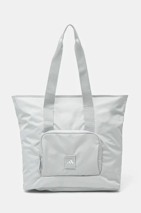 Τσάντα adidas PR TOTE χρώμα: πράσινο, JD2262