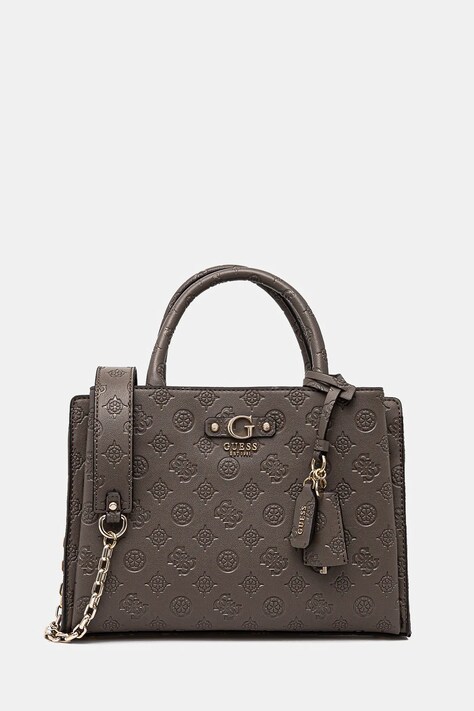 Kabelka Guess GERTY šedá barva, HWPD95 29060