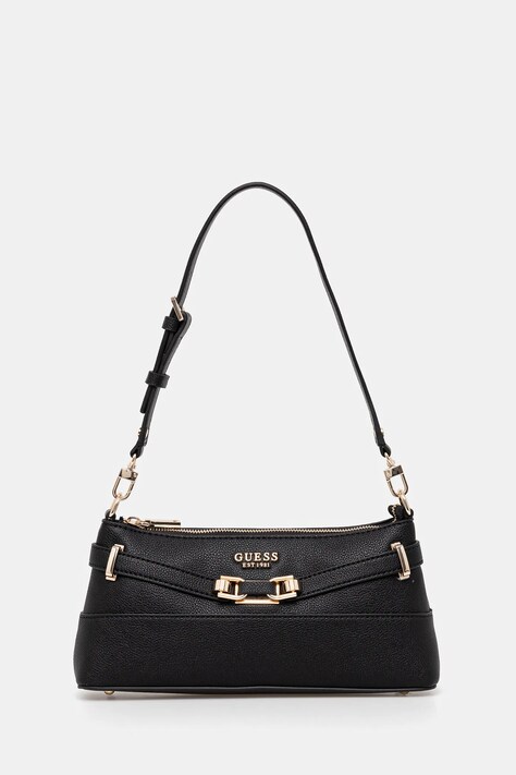 Kabelka Guess SILVYE černá barva, HWBG95 27170