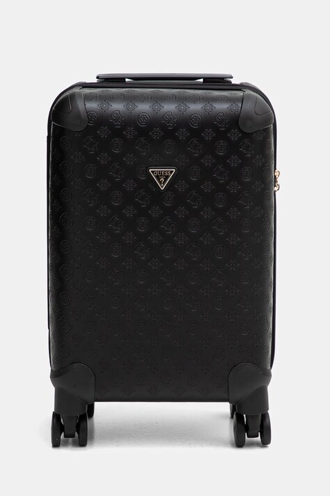 Guess valiză WILDER  53x31,5x22 cm culoarea negru, TWK745 29830