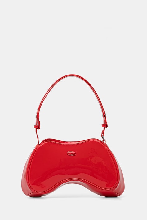 Diesel torebka damska PLAY PLAY SHOULDER cross bodyb czerwona X10201.P6255