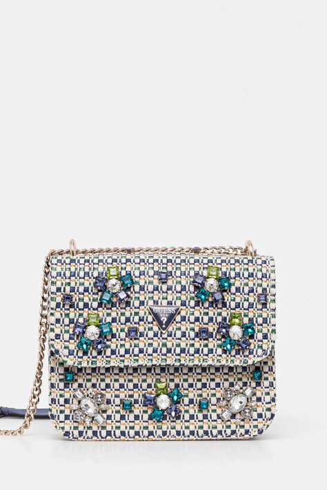 Kabelka Guess BEAUVOIR fialová barva, HWWE95 28210