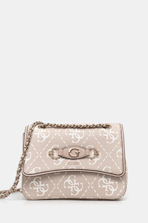 Guess torebka IZZY kolor beżowy HWOQ86 54190