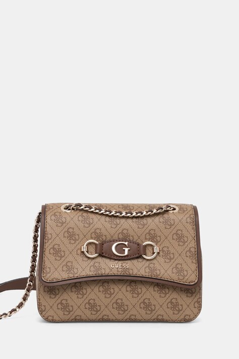 Guess poseta IZZY culoarea maro, HWSG86 54190
