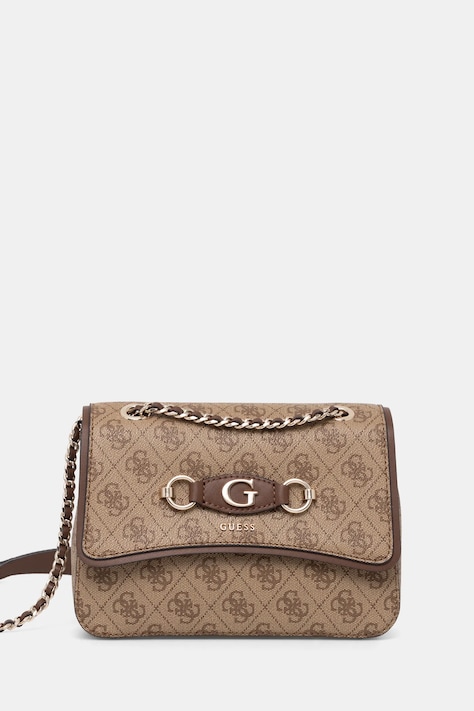 Guess poseta IZZY culoarea maro, HWSG86 54190