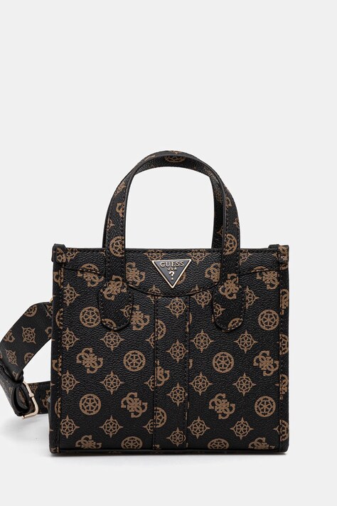 Kabelka Guess SILVANA hnědá barva, HWPP86 65770