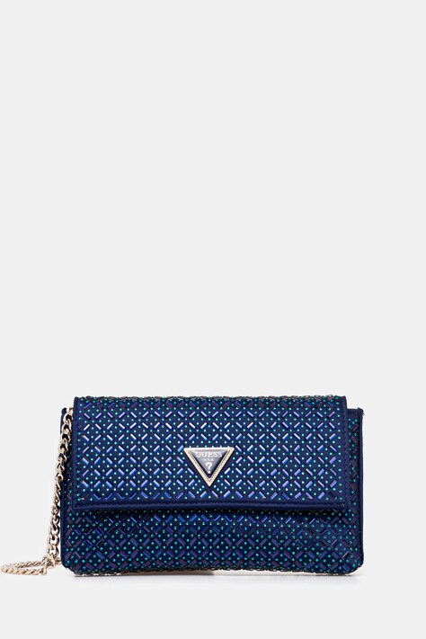 Guess poseta ZALINA culoarea albastru marin, HWXG93 50700