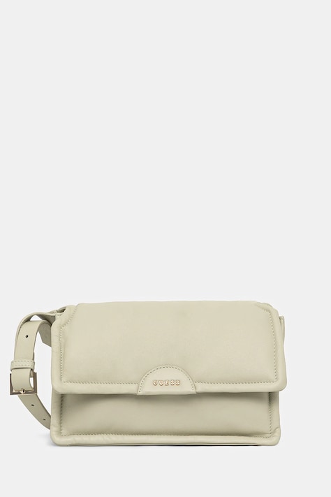 Guess geantă de piele EVA culoarea bej, HWSTPF L5116
