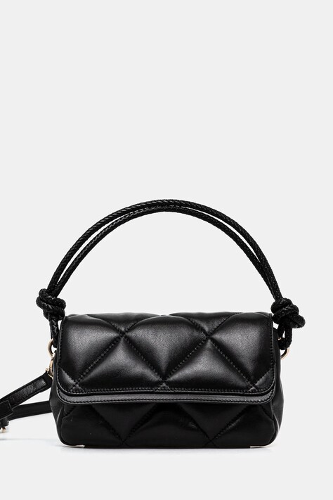 Kožená kabelka Guess CORINNE černá barva, HWCRNN L5116