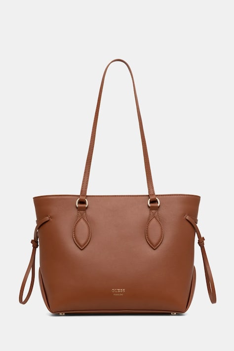 Кожена чанта Guess FLORENCE в кафяво HWFLNC L5103