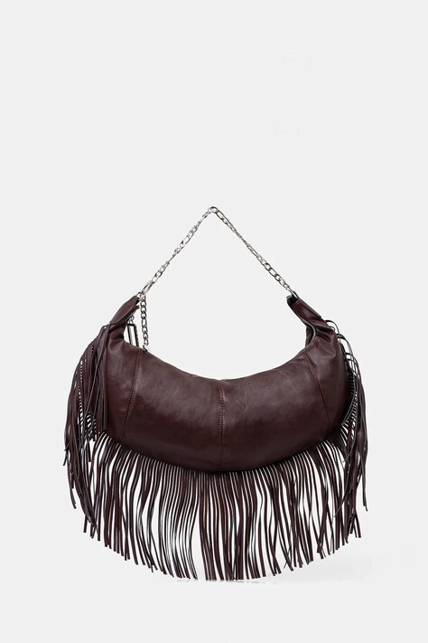 Sisley geantă culoarea bordo, 6TILWY050