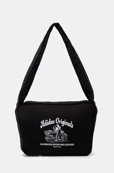 Чанта adidas Originals X-BODY L в черно JD5446