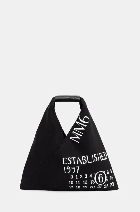 MM6 Maison Margiela cotton handbag black color SB6WD0013