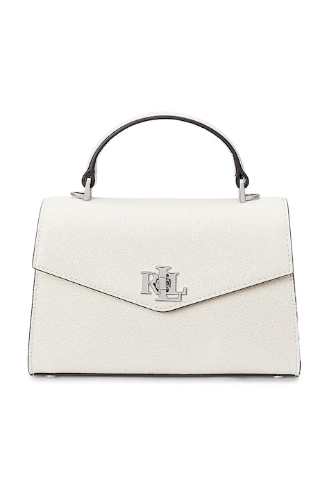Шкіряна сумочка Lauren Ralph Lauren колір білий 431966765