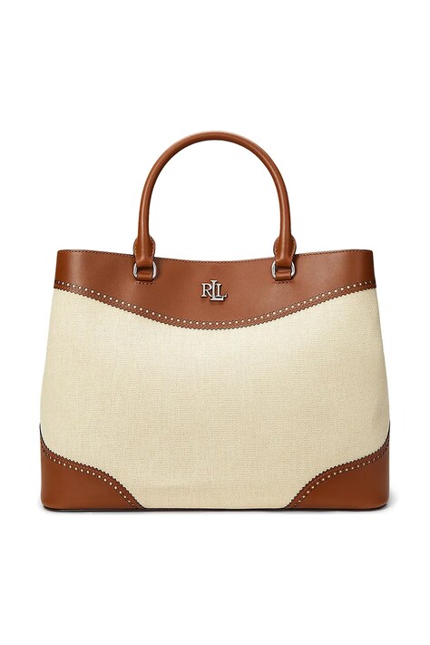 Чанта Lauren Ralph Lauren в бежово 431966776