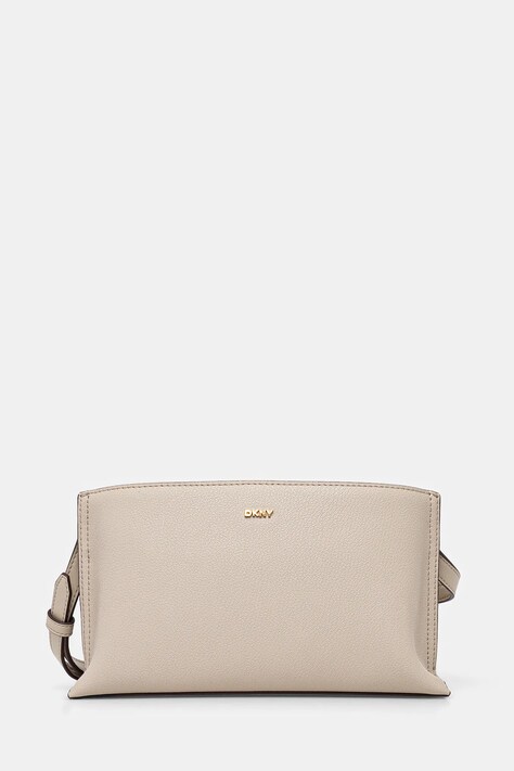 Dkny poseta de piele culoarea bej, R44E1I54