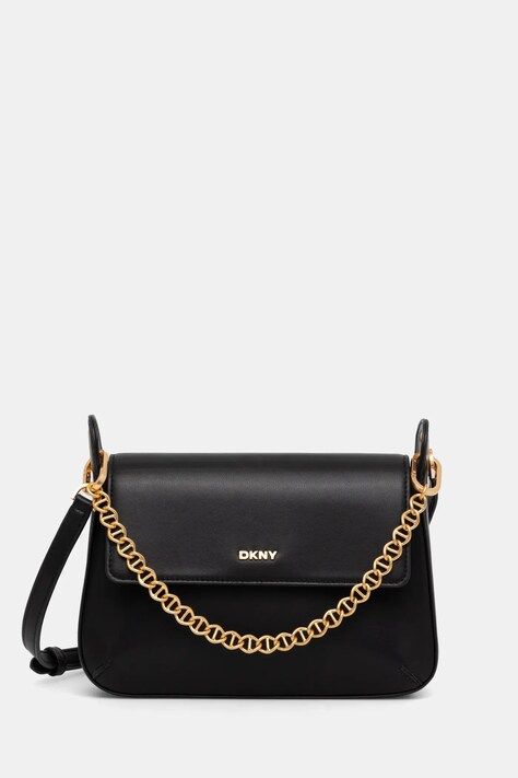 Кожаная сумочка Dkny цвет чёрный R44EKI55