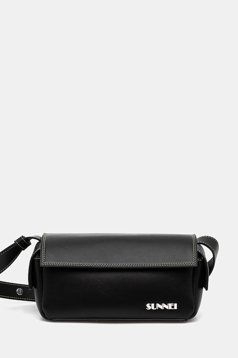 Kabelka Sunnei černá barva, ACCXBAG063