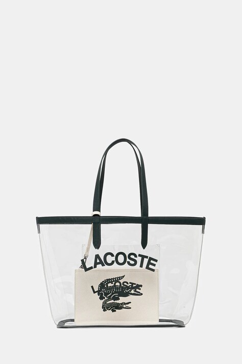 Lacoste geantă culoarea alb, NF4930AS