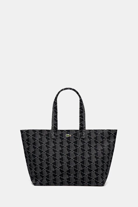 Lacoste torebka bawełniana kolor czarny NU4994PB