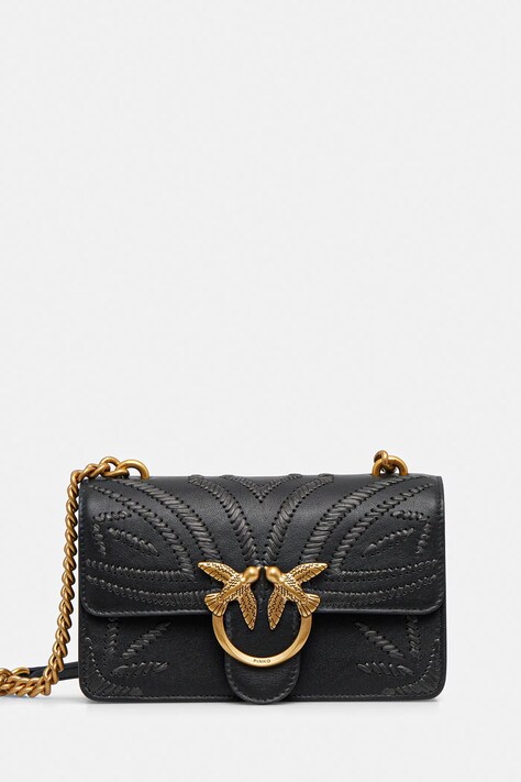 Кожаная сумочка Pinko цвет чёрный 100059 A2C3